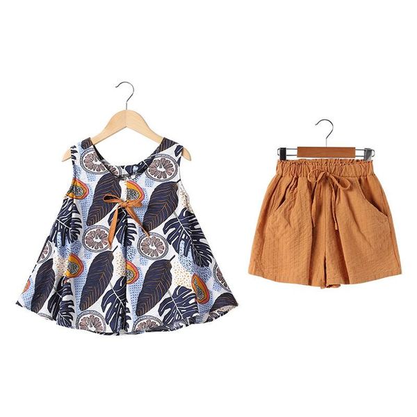 

clothing sets zwy648 fashion toddler kid baby girls 2pcs clothes fur short sleeve solid t shirts button a-line skirts outfits, White