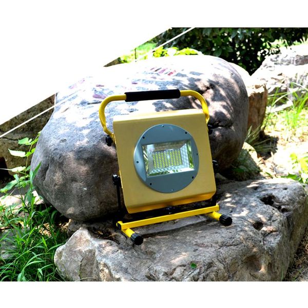

floodlights 6*18650 battery + powerful lights rechargeable led floodlight 100leds 2400lumen 100w flood lamp portable light