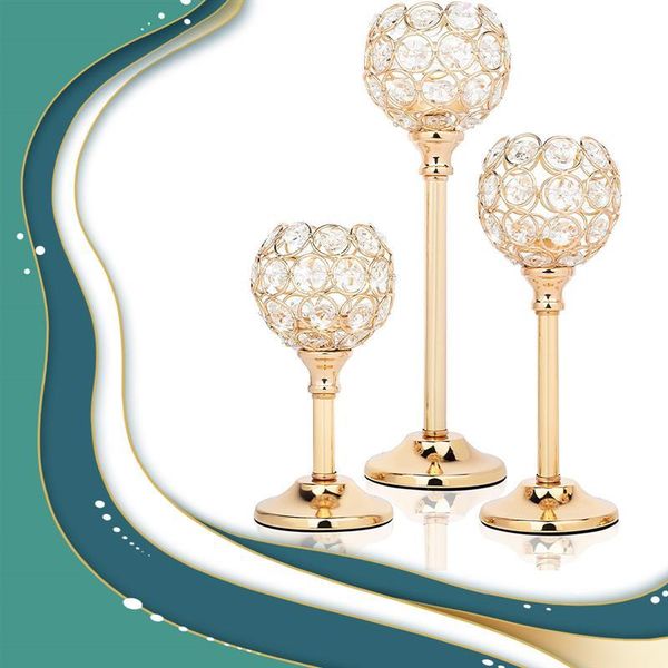 

candle holders crystal tealight metal glass candlesticks wedding table centerpiece party christmas home rhinestone holde