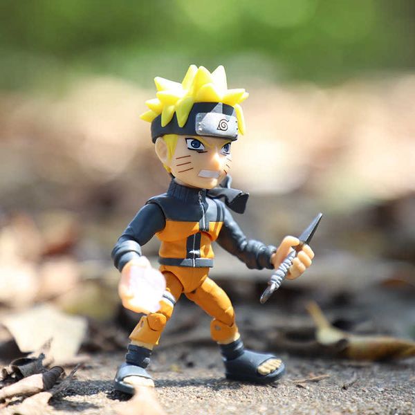 

japanese hand made model blind doll naruto sasuke fourth generation mukakashi gift box
