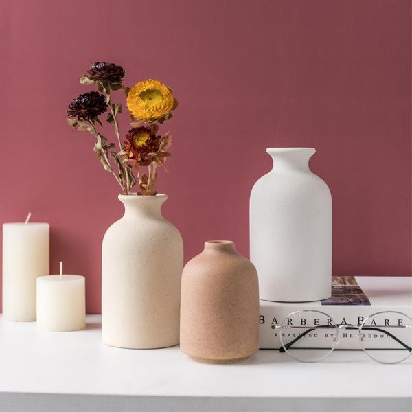 

vases ceramic vase simple retro ornaments creative home nordic pastoral