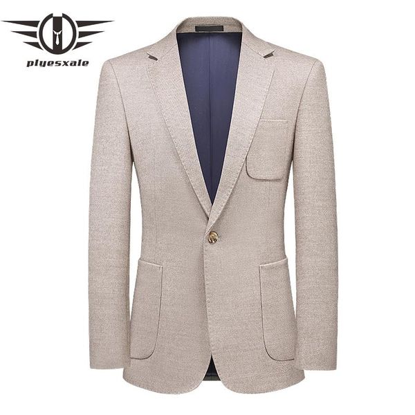 

men's suits & blazers 2021 autumn winter men slim fit thick woolen blazer suit jacket party wedding business casual male q1314, White;black