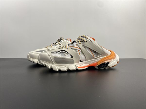 

shoes triple-s 3.0 mens slippers orange grey outdoor sports sneakers size eu36-45 without