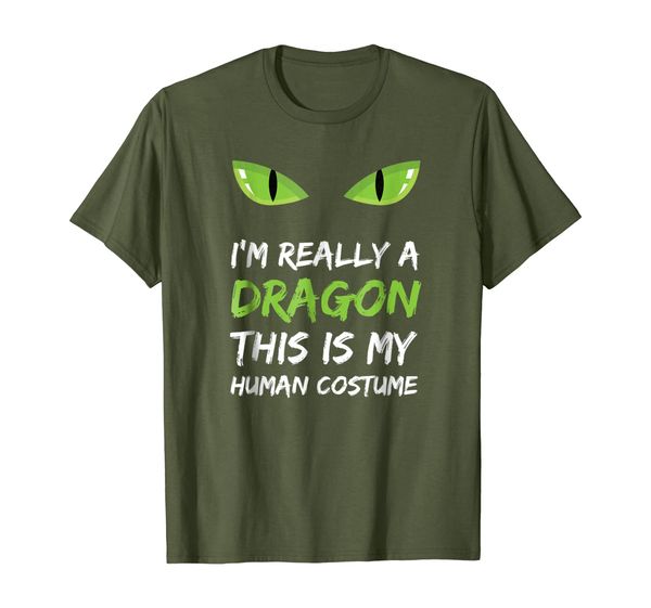 

I'm Really A Dragon This Is My Human Costume T Shirt Cute, Mainly pictures