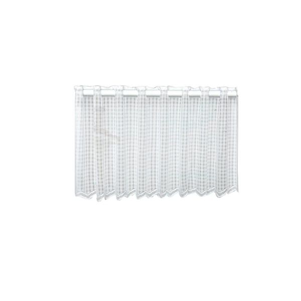 

curtain & drapes decorative sun proof shade screen purdah short valance for kitchen balcony home (white dot)