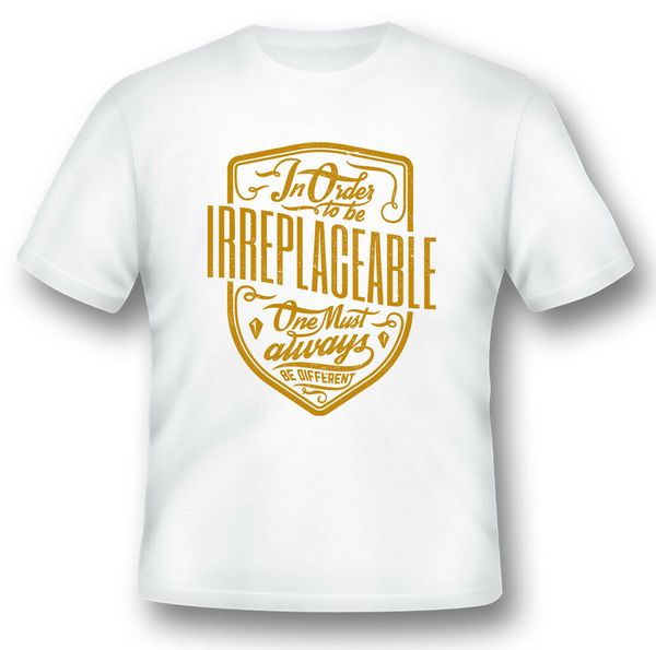 

irreplaceable black or white tee shirt, White;black