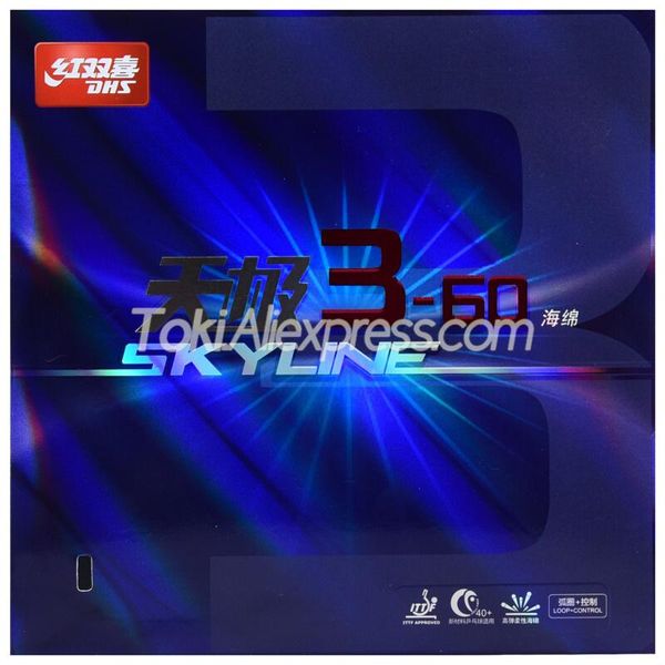

3-60 table tennis rubber sky line (control / loop) original dhs pong sponge raquets