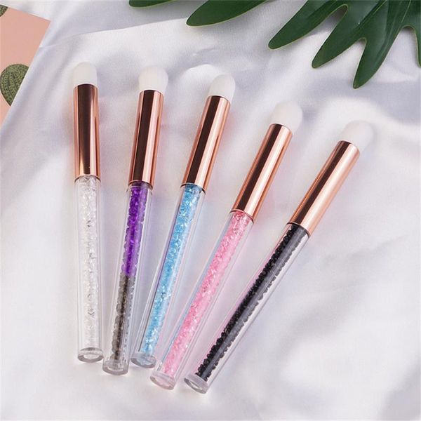 

makeup brushes crystal eyelash cleaning brush washing lash extensions cleaner skin care tools 2021