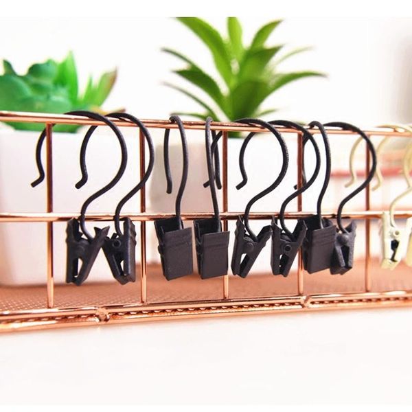 

hangers & racks 8 clips/set multi-function iron clips hook clothes bra socks po paper clothespin craft household accessories.