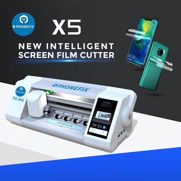 

power tool sets phonefix fx-866 auto film cutting machine mobile phone watch tablet front glass back cover protect cut protective tape