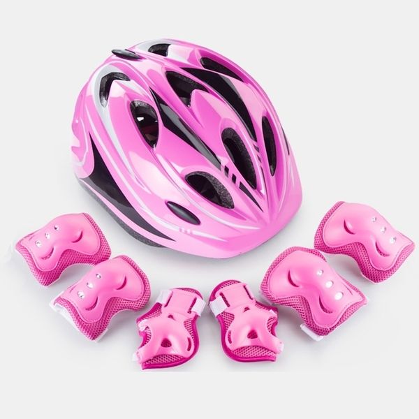 

skating protector children's full set balance car helmet bicycle riding anti collision protection falling hat baby, Black