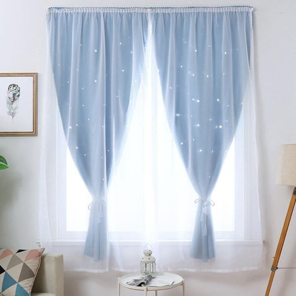 

curtain & drapes dreamy sunny window screening for baby girl bedroom solid self-stickin door curtains drape panel sheer tulle decor
