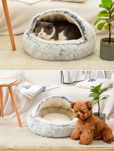 

cat beds & furniture sweet bed warm pet basket cozy kitten lounger cushion house tent very soft small dog mat bag for washable cave cats
