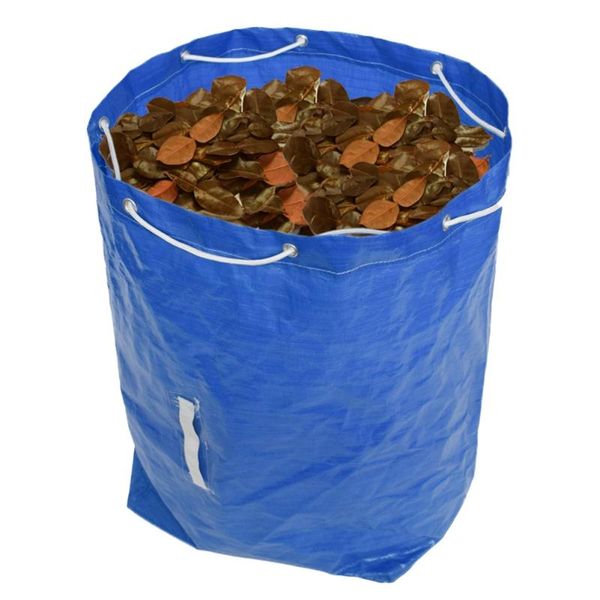 

large capacity heavy duty garden waste bag durable reusable waterproof yard leaf grass container storage outdoor sport bags