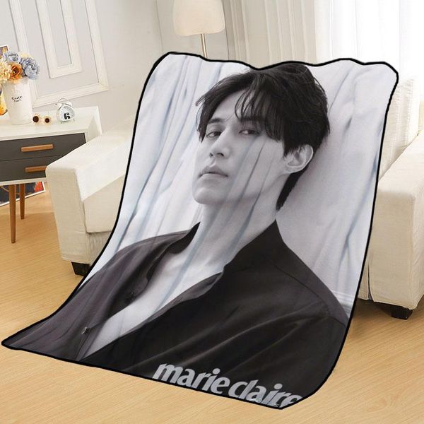 

blankets custom lee dong wook for beds throw blanket soft summer anime travel