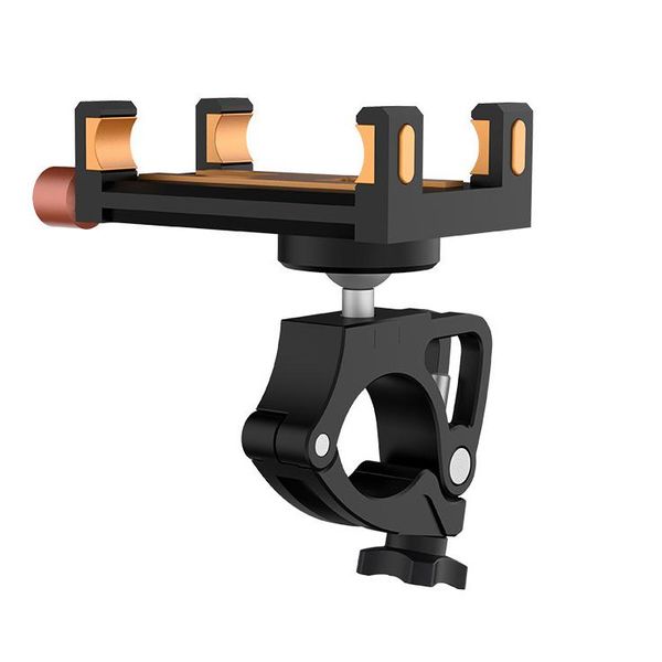 

easy installation aluminum alloy motorcycle phone holder stand support for gps metal bike moto trip cell mounts & holders