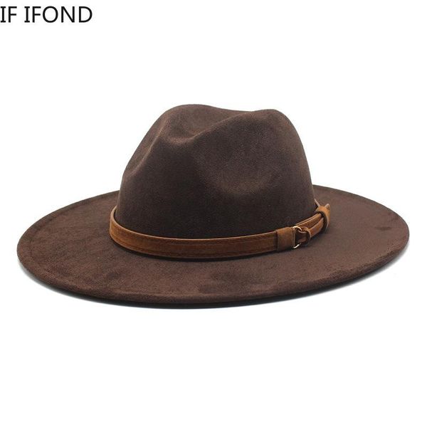 

berets fedora hats for women 8.5cm wide brim soft suede western cowboy hat winter vintage party festival fancy dress accessory, Blue;gray