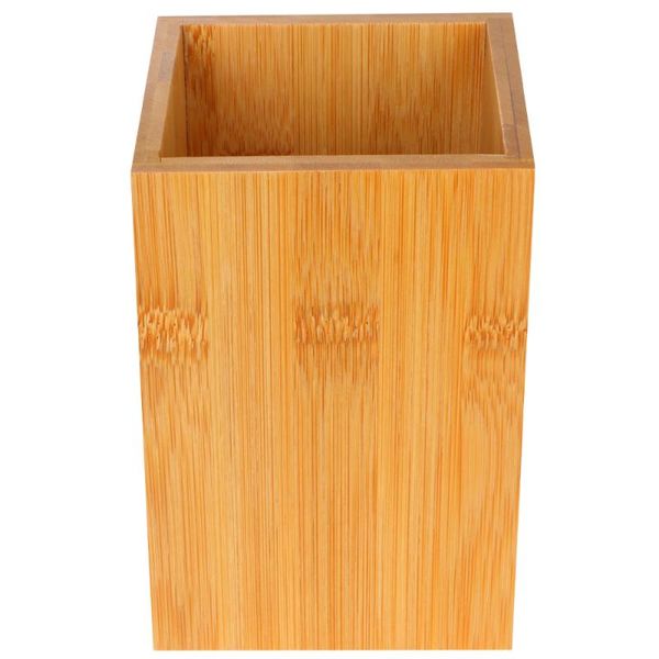 

bamboo cutlery organizer chopsticks holder tableware drying canister kitchen utensil storage bucket