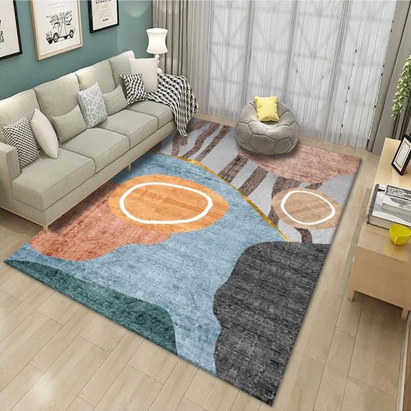 

rectangle large rugs geometric soft home living room non-slip carpet sofa bedroom tatami bedside blanket floor mat carpets