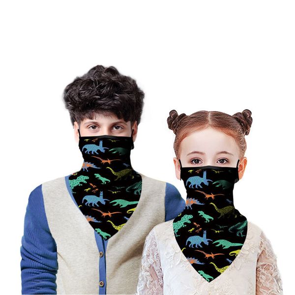 

sunscreen riding mask equipped with outdoor children's triangular towel, ear and face protection, sports magic headband