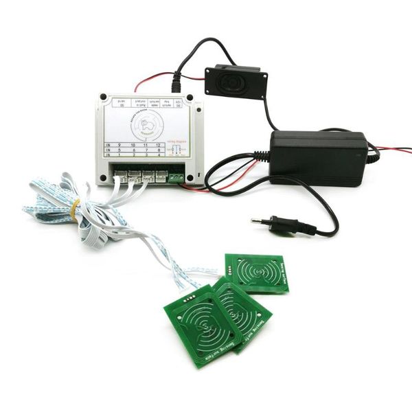 

room escape props 3 rfid reader,3 ic card one to unlock chamber of secrets game prop fingerprint access control