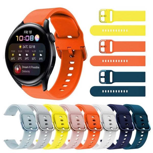 

watch bands soft silicone strap for huawei 3 /watch pro band wristband bracelet watchband replace accessories, Black;brown