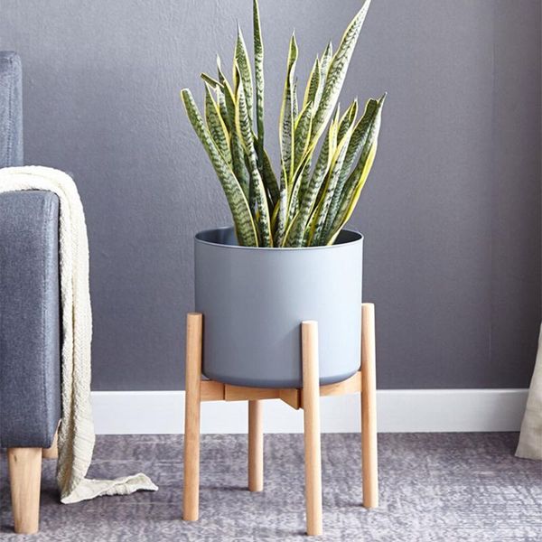 

planters & pots wooden flower pot trays plant holder stand display rack office home garden indoor balcony bonsai shelf
