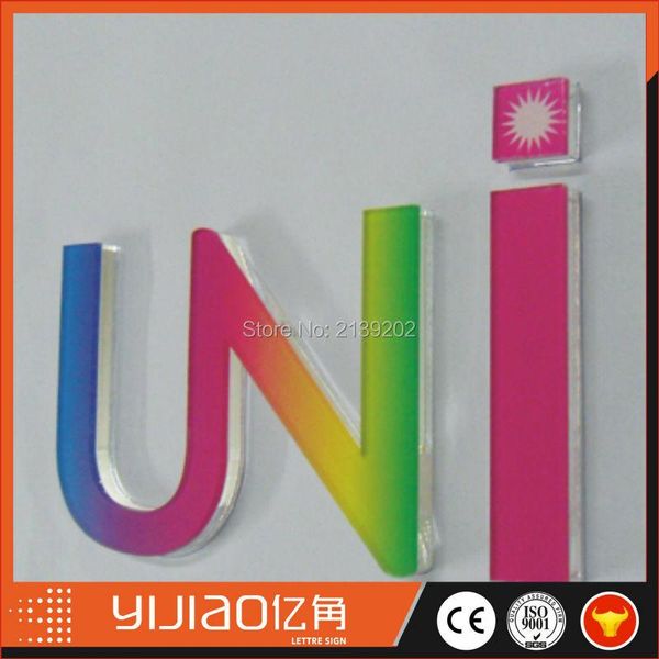 

fast delivery laser cut sign white acrylic letter led modules