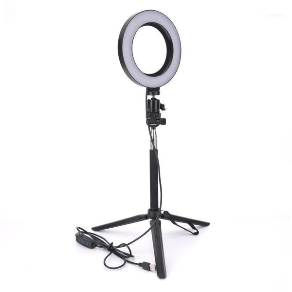 

universal 14.5" led ring light dimmable 3200k-5500k annular make-up lamp &tripod for studio po pography lighting11