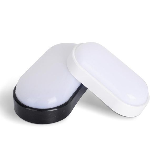 

outdoor wall lamps 16w 20w oval led moisture proof ceiling lamp waterproof bathroom garden yard modern surface mounted light