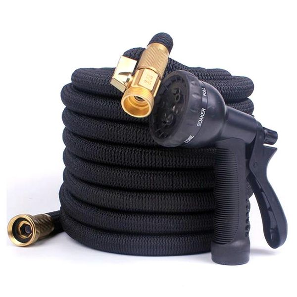 

quick connect universal joint 3 times hose car wash water garden pipe 50ft black watering equipments