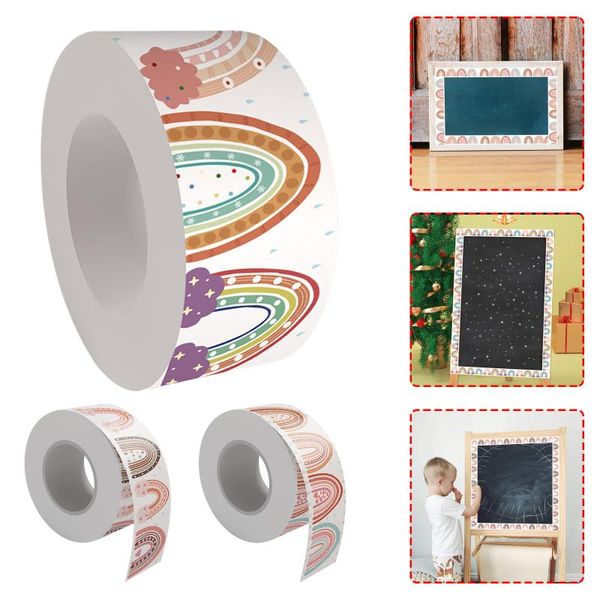 

window stickers rainbow paper sticker self adhesive seal diy party wedding decoration happy every day baking gift label #t2g