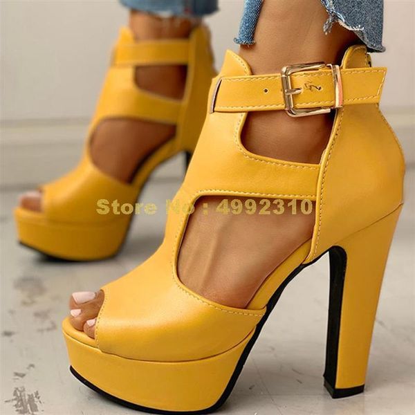 

sandals big size 50 high heels woman shoes peep toe platform summer, Black