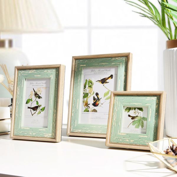 

frames spring green printing po frame for deskwall decor rectangle kids children picture quality 3"6"7"