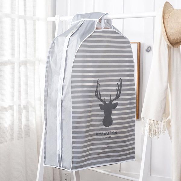 

clothing & wardrobe storage waterproof dustproof clothes cover for garment suit dress coat cloth big dust plastic organizer case