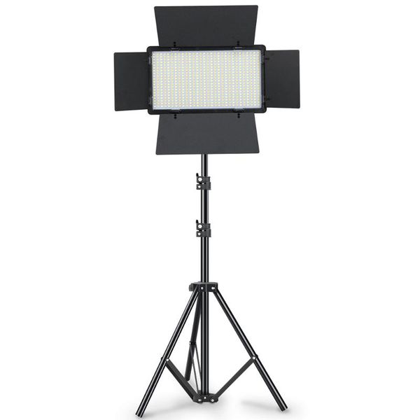 

flash heads led video light panel with adjustable color temperature dimmable 3200k 5500k pographic studio lighting camera po lamp kit