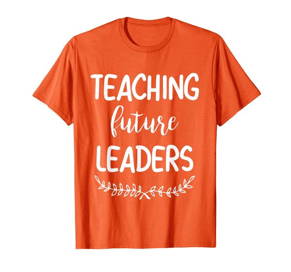 

teaching future leaders tshirt cool teacher gift t-shirt, White;black