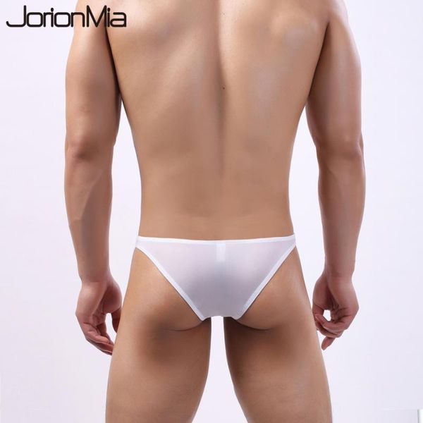 

underpants man's underwear silk briefs soft men's bikini gay y17, Black;white