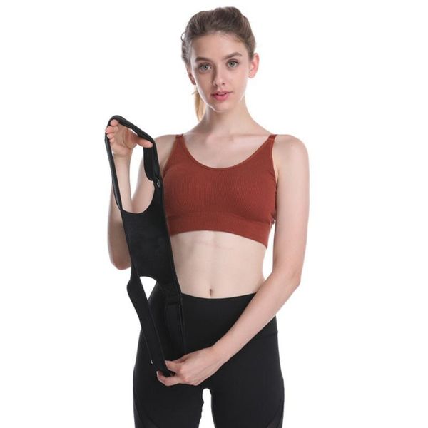 

men women posture corrector back support shoulders bandage orthopedic spine pain relief brace . waist, Black;gray