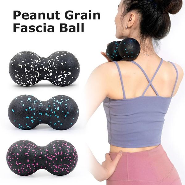 

fitness balls epp lacrosse myofascia ball peanut massage body yoga exercise relieve pain outdoor home