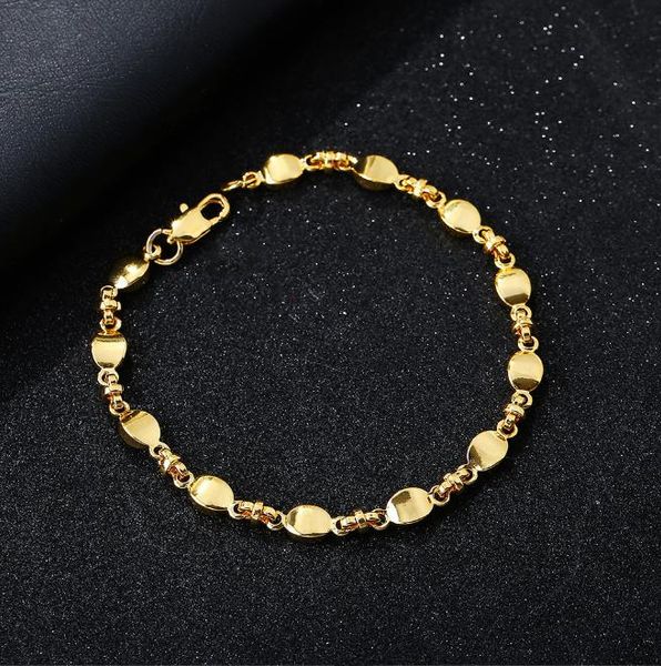 

european and american popular yuanbao bracelet necklace 18k gold light luxury jewelry accessories, Silver