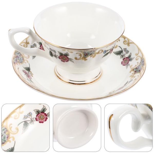 

mugs 1 set coffee cup european style tea afternoon tray (assorted color)