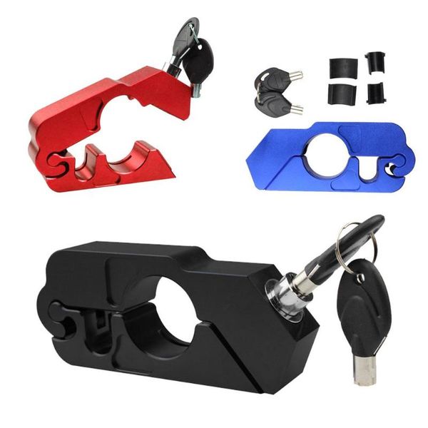 

handlebars motorcycle grip lock security safety locks anti-theft handlebar handset brake lever disc locking for scooter atv bicycle