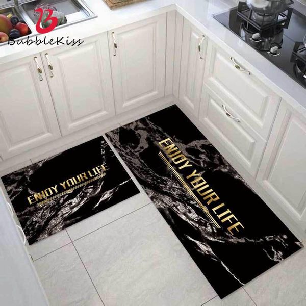 

carpets bubble kiss kitchen carpet nordic style black marble pattern for living room floor mat home decor rug bedroom area rugs