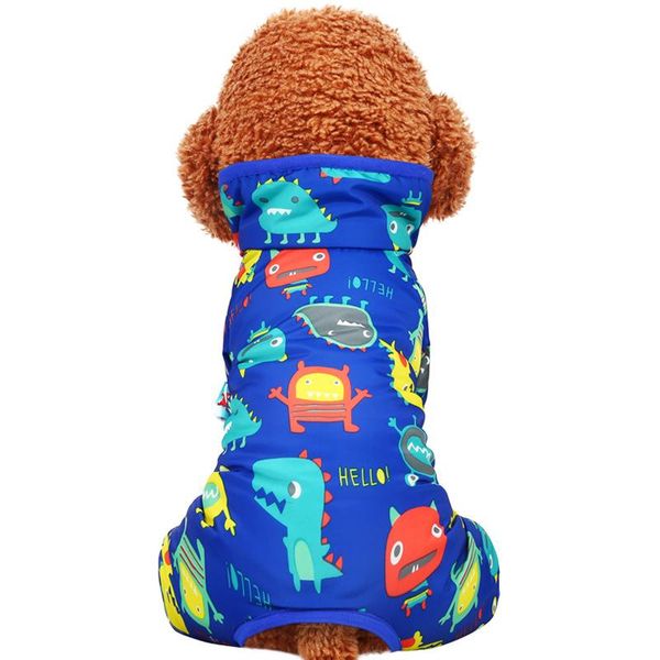 

dog apparel teddy clothes doodle four-legged cotton coat winter overalls for dogs autumn and pet pajamas warm