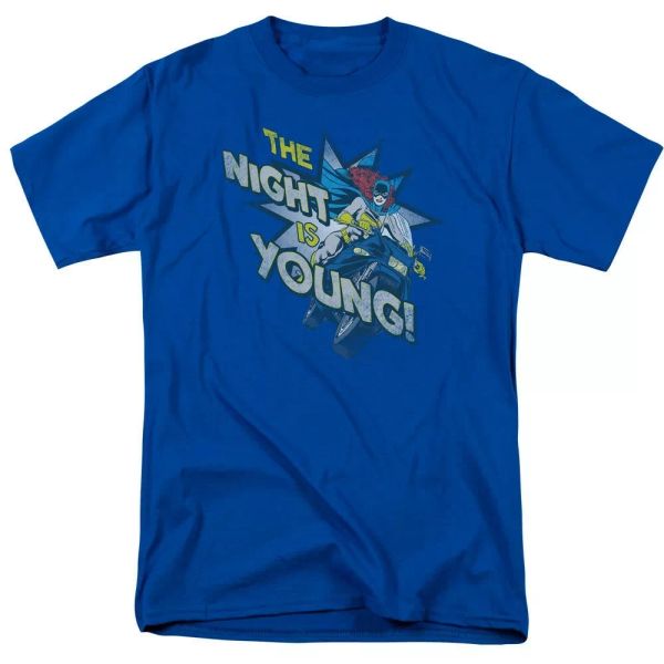 

Batgirl - The Night Is Young T-Shirt DC Comics Sizes S-3X NEW, White;black