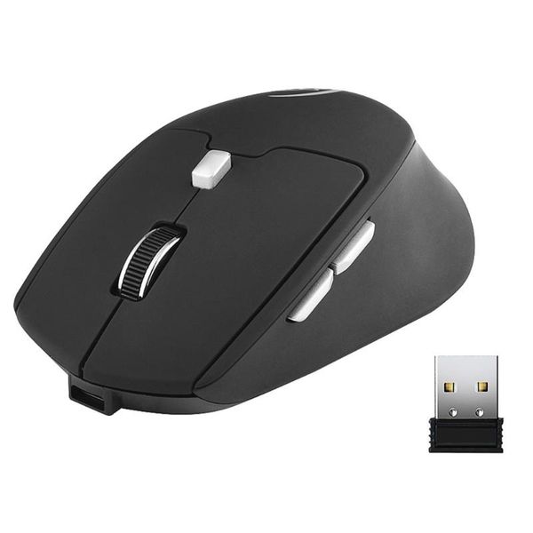 

mice 2.4g wireless mouse dual mode usb charging portable gift metal texture mini