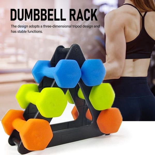 

fashion dumbbell storage rack stand 3-layer hand-held for home office gym sport exercise accessories