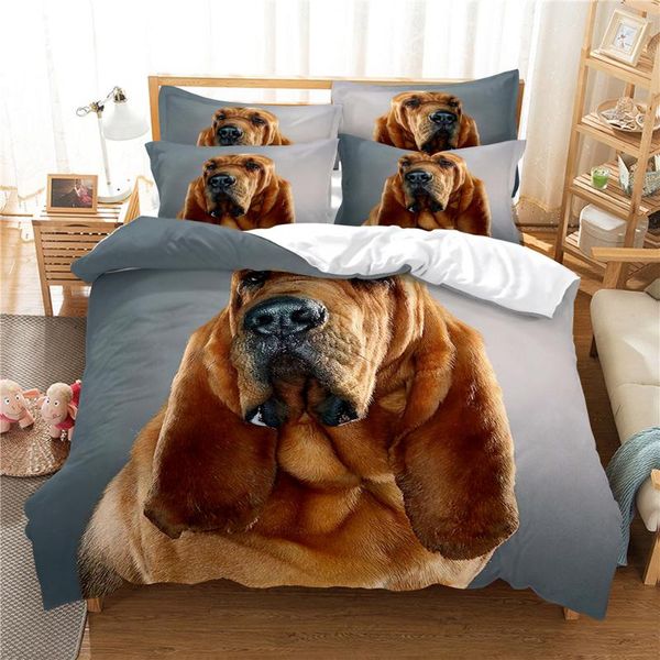 

bedding sets dog 3d set  duvet cover bed cotton bedroom