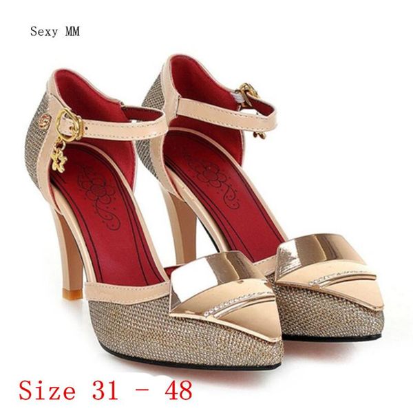 

dress shoes high heels ladies pumps heel d'orsay women stiletto woman party wedding kitten small plus size 31 - 48, Black